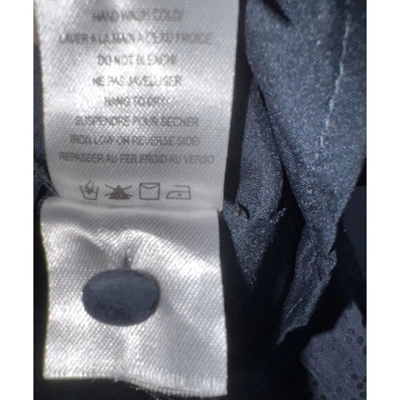 Gentle Fawn Navy Blue V-neckline Ruffle‎ Detail Mini Dress Long Sleeve Size S - Picture 11 of 12